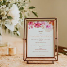 Casamento Personalizado De Bic Floral Laranja-Cor-