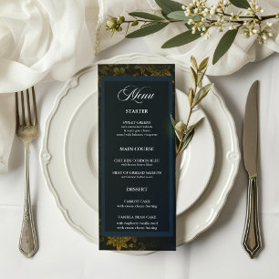 Menu Casamento Personalizado Elegante e eterno