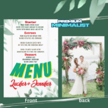 Casamento Personalizado Elegante Greenery Minimali