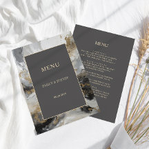 Casamento por Aquarela Artista Antracita Dourada M