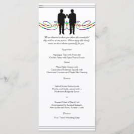 Menu Casamento Rainbow Elegance Groom