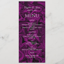 Menu Casamento Roxo Chic