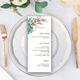 Menu Casamento Russo de Castanheiras e Amoras