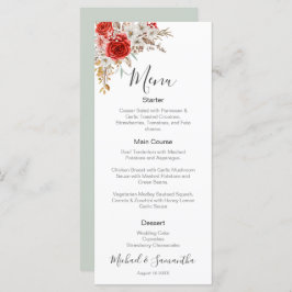 Menu Casamento Rustic Rosa Country