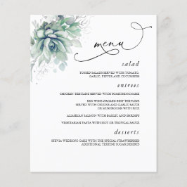 Menu Casamento Silver Greenery