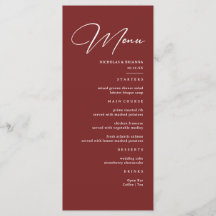 Casamento Simples e Elegante Burgundy
