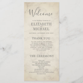 Menu Casamento Tropical Marble da Ordem de Serviço