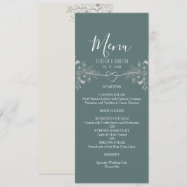 Menu Casamento Verde Salvia