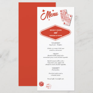 Menu Casino de Destino de Las Vegas Vermelho