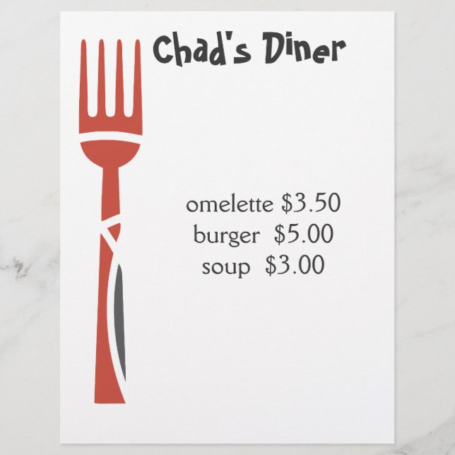 Menu Catering (Frente)