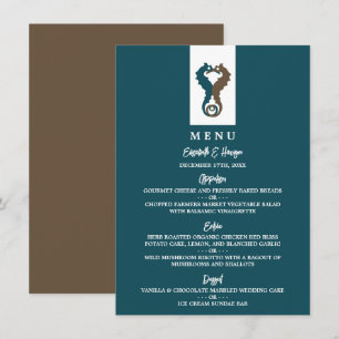 Menu Cavalo-do-mar Romance, Casamento de praia