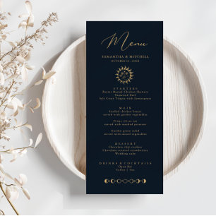 Menu Celestial Sun e Moon