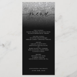 Menu Cena de Cerimônia de Casamento com Brilho