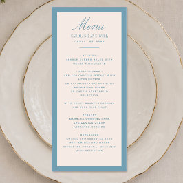 Menu Cerimônia de Casamento ou Recepção Clássica e Eleg