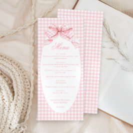 Menu Chá da Arco rosa-branca