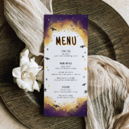 Menu Chá de fraldas Halloween, Pequeno Chá de fral