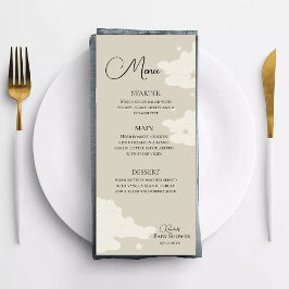 Menu Chá de fraldas mínimo Russo