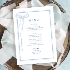 Menu Chá de panela Arco Azul Coquette