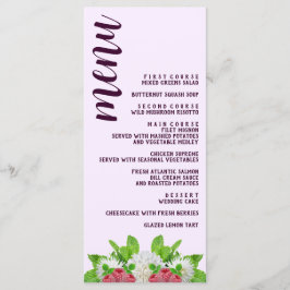 Menu Chá de panela Dahlia