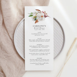 Menu Chá de panela de Algodão Rosa Magnolia