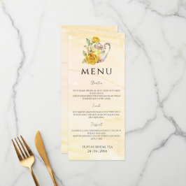 Menu Chá de panela de chá de água