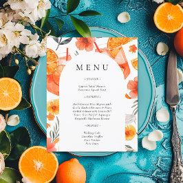 Menu Chá de panela do Aperol Spritz