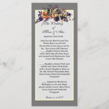 Cinza Floral de outono Escuro Elegante