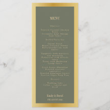 Classic Sage Green e Ouro Wedding
