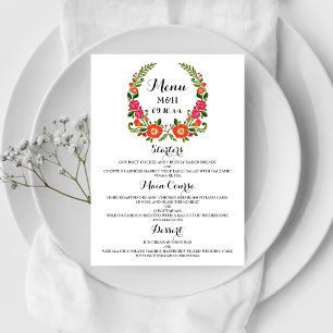 Menu Coleção Bohemian Summer Wedding