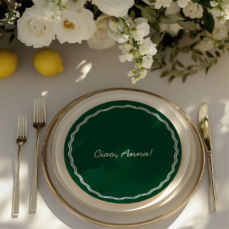 Menu Colocar Cartão e Casamento Retro Round Guest