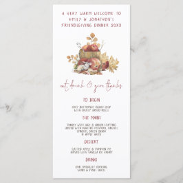 Menu Coma Bebida Dê aos Obrigados a Ação Amiga do Mouse