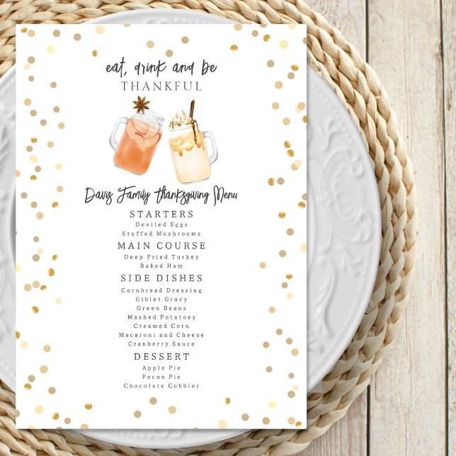 Menu Coma Bebida E Seja Agradável Com Bebidas De Ação D (Criador carregado)