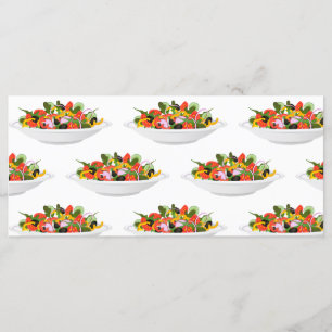 Menu Coma mais plantas com cartazes de motivação de sal