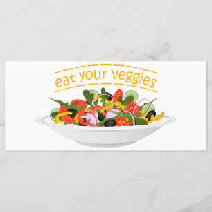 Menu Coma seus vegetais Cite salada fresca misturar tig