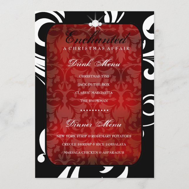 Menu comensal do redemoinho 311-Enchanted/menu (Frente)