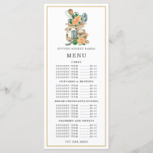 Confeitaria Pastry Chef Aquarela Utensílios de Ass