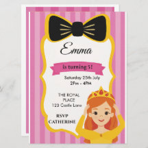 Convidado de aniversário da Princesa Rosa | zazzle