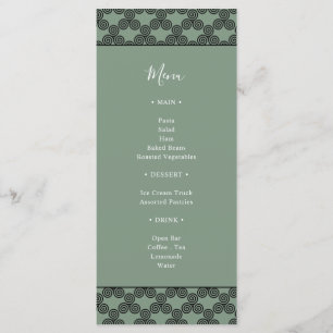 Menu Convocação para Casamento Irlandês do Nó Celta Ver