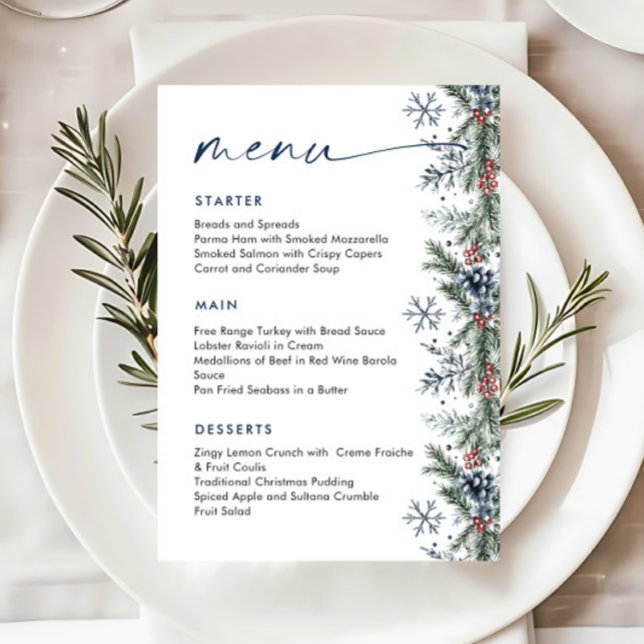 Menu Coroa de Arco Vermelho Caprichoso de Natal Festa d (Criador carregado)