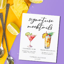 Menu Cranberry Cutie Piña Colada Mocktail