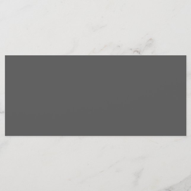Menu Crie seu próprio design personalizado cinza escuro (Frente)