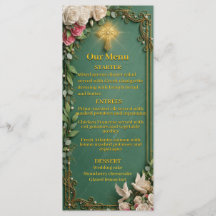 Cruz de Ouro Verde Esmeralda Casamento Cristão