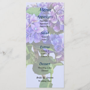 Menu Dacil Azul Hydrangea