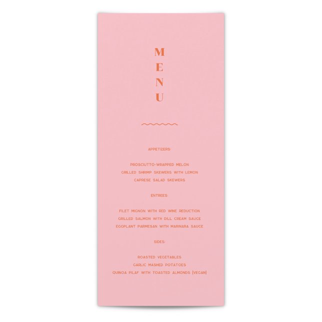 Menu Daisy Wedding (Criador carregado)