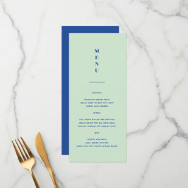 Menu Daisy Wedding