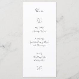 Menu de casamento