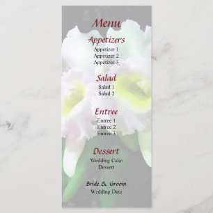 Menu de Casamento BLC Mary Ellen Underwood Krull-S