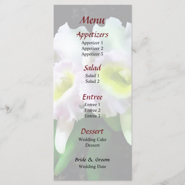 Menu de Casamento BLC Mary Ellen Underwood Krull-S (Frente)