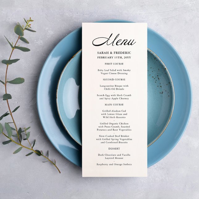 Menu de Casamento Branco Minimalista de Script Mod (Criador carregado)