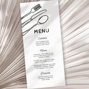 Menu de Casamento com Cujo Portão Imunológico